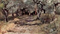 Giovanni Fattori: Feldweg im Olivenhain (zwischen 1890 und 1900)