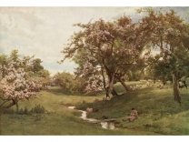 Alfred Parsons - Wenn die Natur alles fröhlich malt (1887)