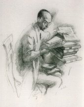 Klabund, nach einer Zeichnung von Emil Orlik (1915)