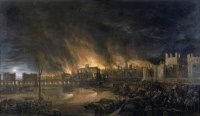 Unbekannter holländischer Künstler, Großes Feuer von London (1666)