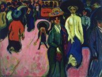 Ernst Ludwig Kirchner: Street, Dresden (1908)