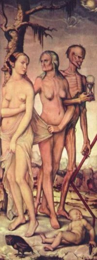 Hans Baldung, Die Lebensalter und der Tod (ca. 1540-1543)