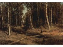 Iwan Iwanowitsch Schischkin: Bach im Birkenwald (1883)