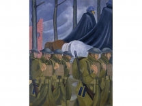 John Nash - Eine französische Landstraße (1918)
