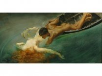 Giulio Aristide Sartorio - Die Sirene (1893)
