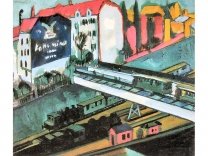 Ernst Ludwig Kirchner - Zugbrücke (1914)