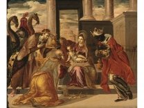 El Greco - Die Anbetung der Heiligen Drei Könige (Die Drei Weisen aus dem Morgenland)