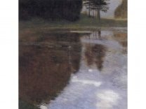 Gustav Klimt: Stiller Weiher im Schloßpark von Kammer (1899)